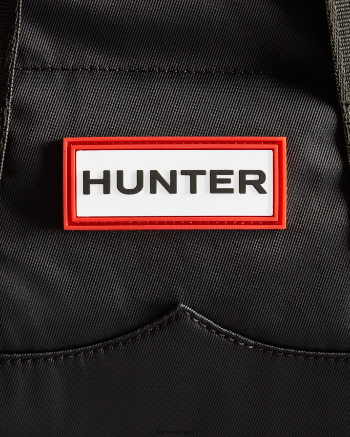 208Z2Z461 Hunter Boots - Hunter Men Nylon Mini Top Clip Tote Bag Black