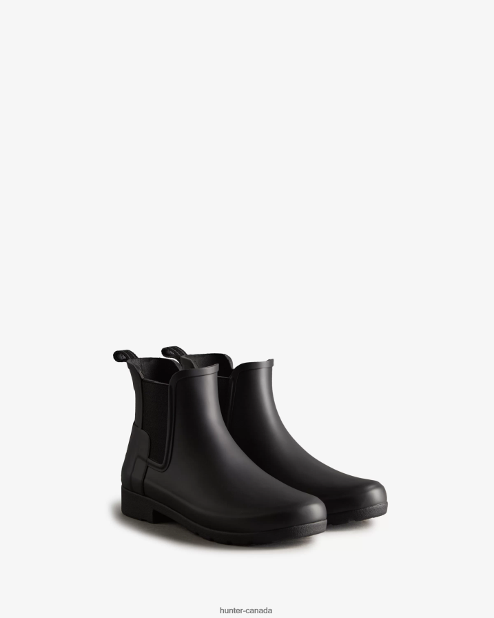 208Z2Z47 Hunter Boots Sale - Hunter Women Refined Slim Fit Chelsea Boots Black