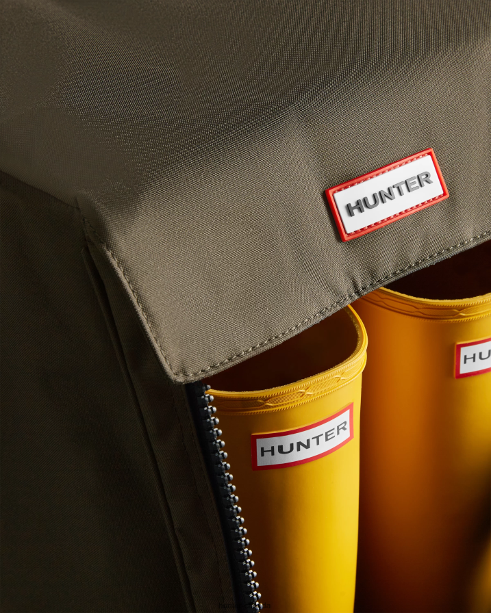 208Z2Z470 Hunter Canada - Hunter Men Tall Boot Bag Dark Olive