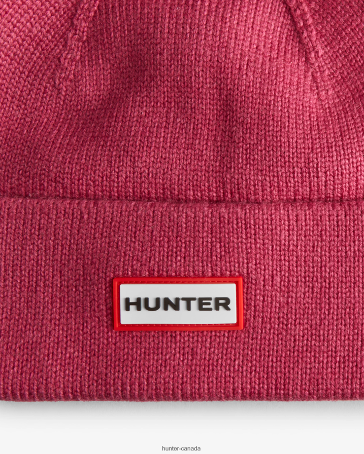 208Z2Z491 Hunter Boots Sale - Hunter Women Play Essential Cuff Beanie Prismatic Pink