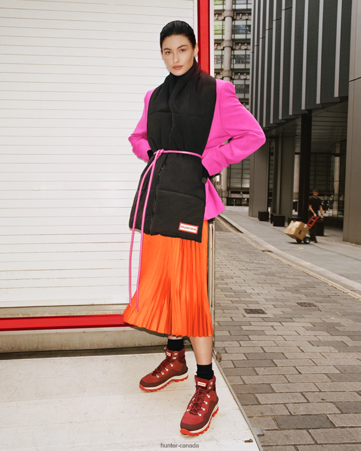 208Z2Z495 Hunter Boots Sale - Hunter Men Intrepid Zip Up Scarf Black