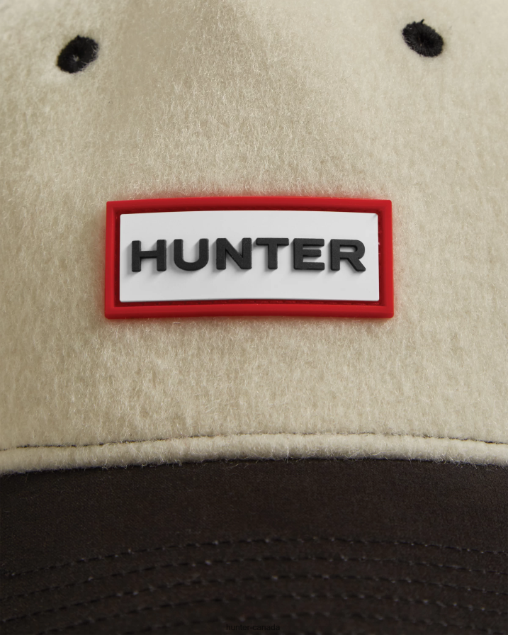 208Z2Z497 Hunter Boots - Hunter Men Wool Logo Baseball Cap White Willow