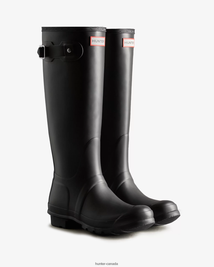 208Z2Z5 Hunter Boots - Hunter Women Original Tall Rain Boots Black