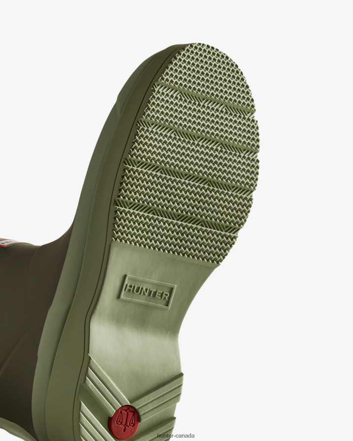 208Z2Z501 Hunter Boots - Hunter Men Play Short Rain Boots Lichen Green/Everglade Green