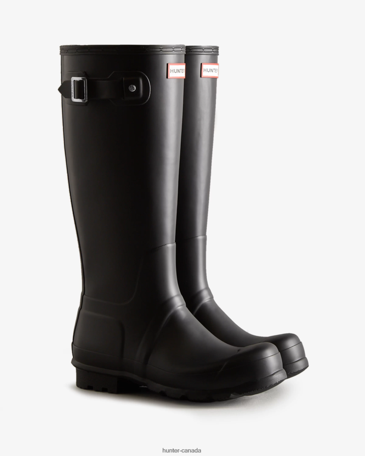 208Z2Z502 Hunter Canada - Hunter Men Original Tall Rain Boots Black