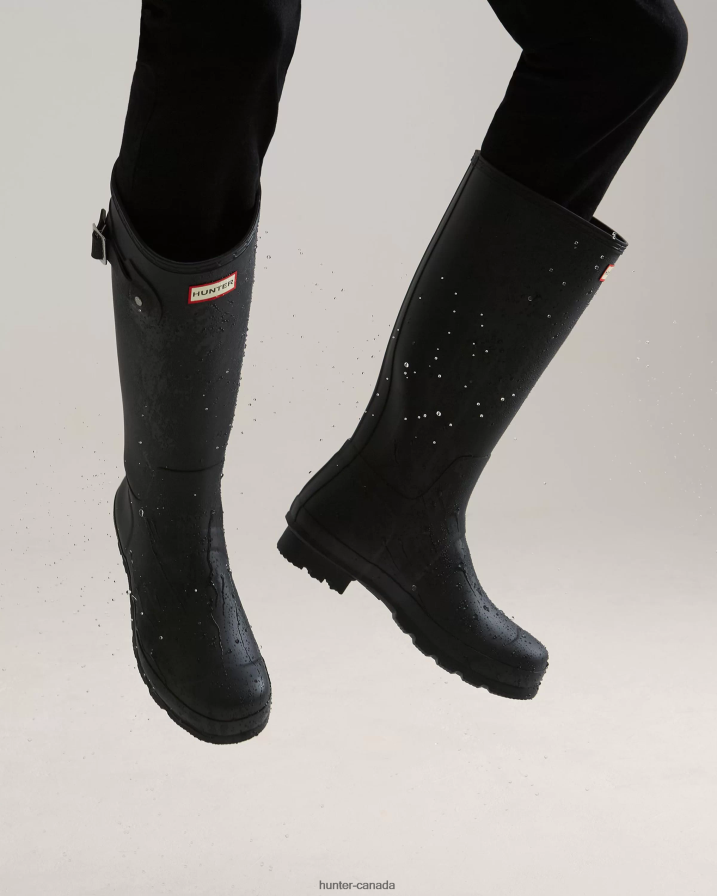 208Z2Z502 Hunter Canada - Hunter Men Original Tall Rain Boots Black