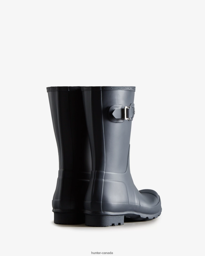 208Z2Z505 Hunter Boots - Hunter Men Original Short Rain Boots Navy