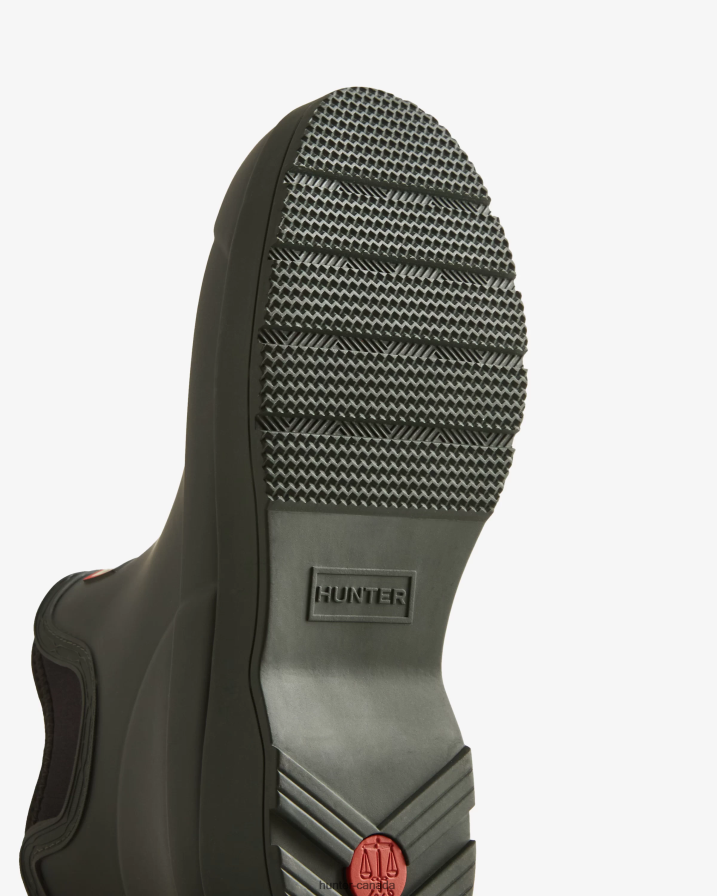 208Z2Z507 Hunter Boots Sale - Hunter Men Play Neoprene Chelsea Boots Arctic Moss Green