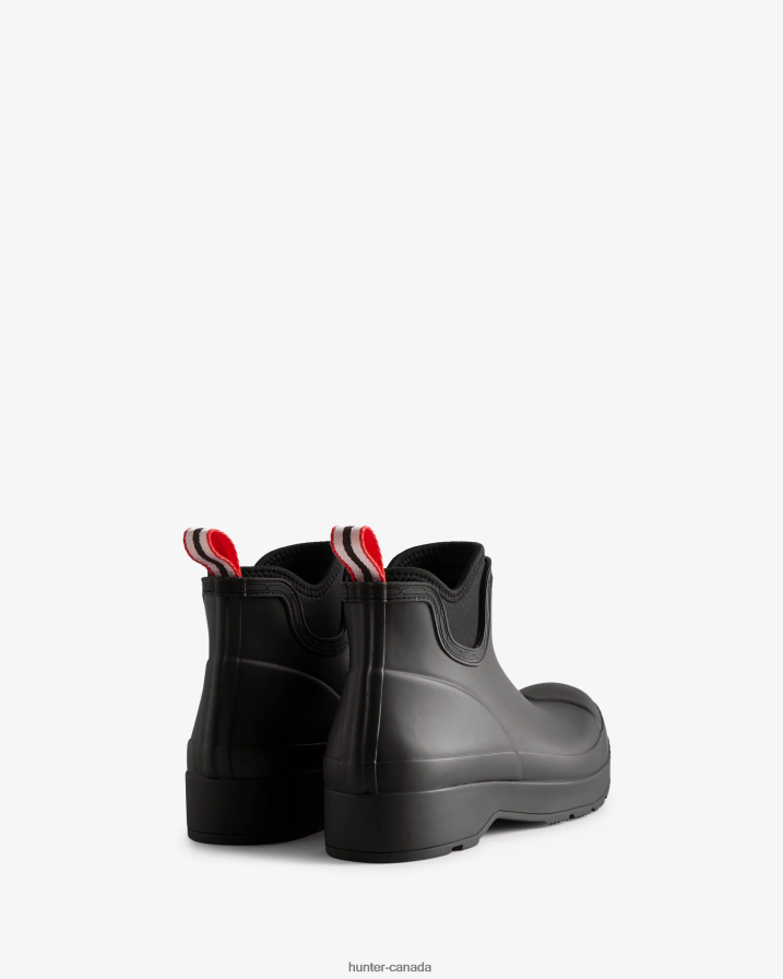 208Z2Z508 Hunter Outlet - Hunter Men Play Neoprene Chelsea Boots Black
