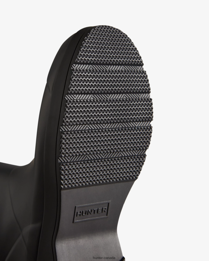 208Z2Z510 Hunter Canada - Hunter Men Play Mid-Height Rain Boots Black