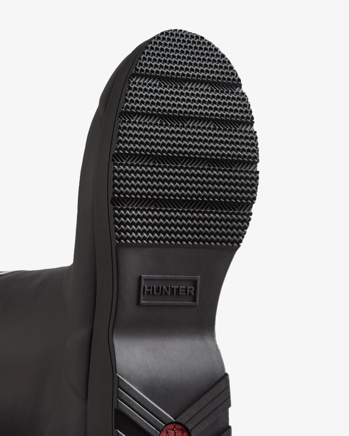 208Z2Z513 Hunter Boots - Hunter Men Play Vegan Shearling Insulated Short Rain Boots Black