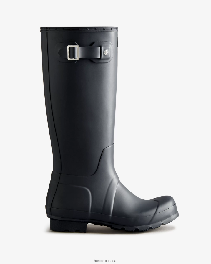 208Z2Z517 Hunter Boots - Hunter Men Original Tall Rain Boots Navy