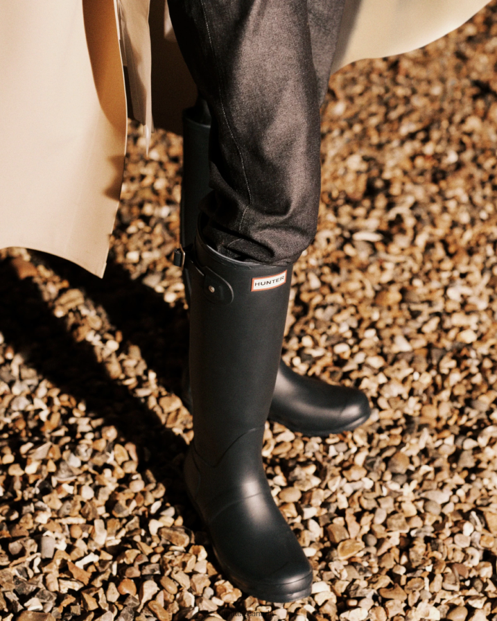 208Z2Z517 Hunter Boots - Hunter Men Original Tall Rain Boots Navy