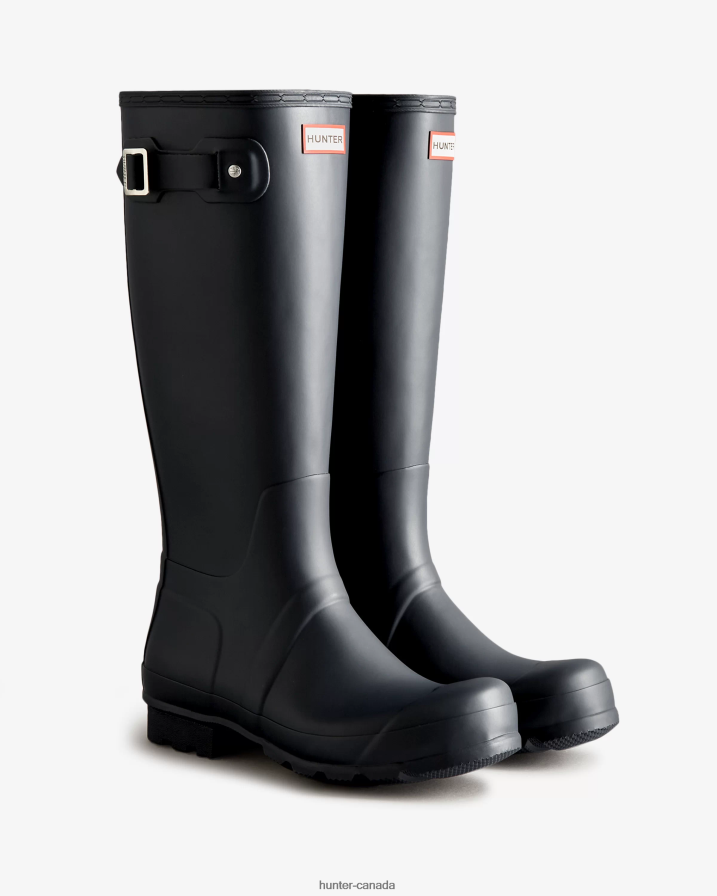208Z2Z517 Hunter Boots - Hunter Men Original Tall Rain Boots Navy