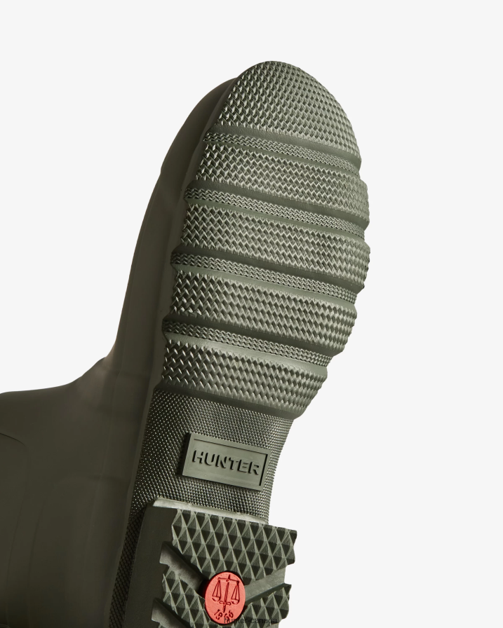 208Z2Z518 Hunter Canada - Hunter Men Original Short Rain Boots Dark Olive