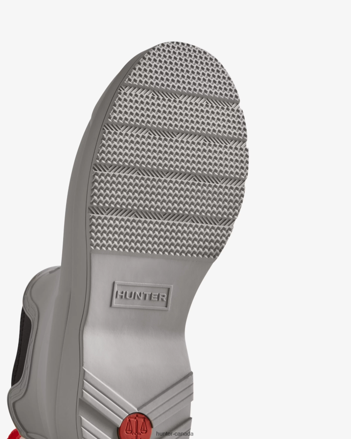 208Z2Z521 Hunter Boots - Hunter Men Play Neoprene Chelsea Boots Steall Light Grey