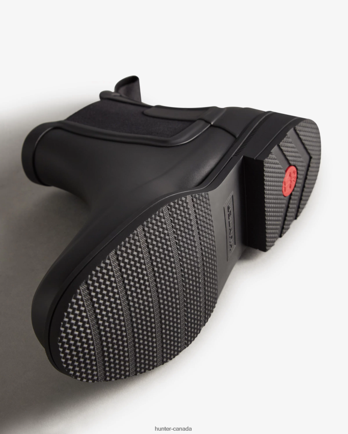 208Z2Z522 Hunter Canada - Hunter Men Refined Slim Fit Chelsea Boots Black