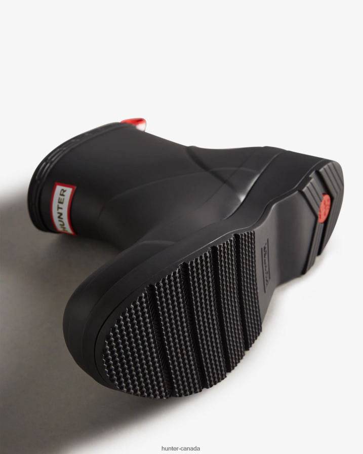 208Z2Z525 Hunter Boots - Hunter Men Play Short Rain Boots Black