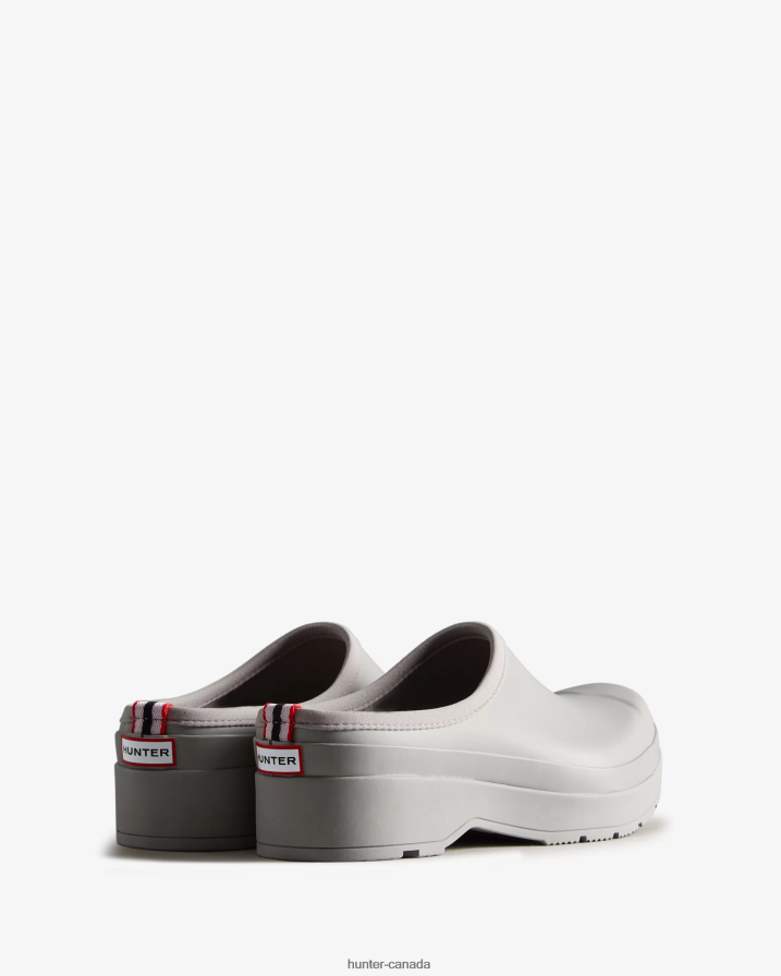 208Z2Z530 Hunter Canada - Hunter Men Play Clogs Zinc Grey