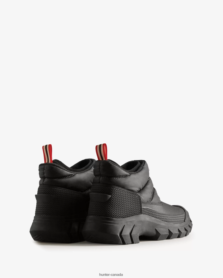 208Z2Z533 Hunter Boots - Hunter Men Intrepid Insulated Ankle Snow Boots Black