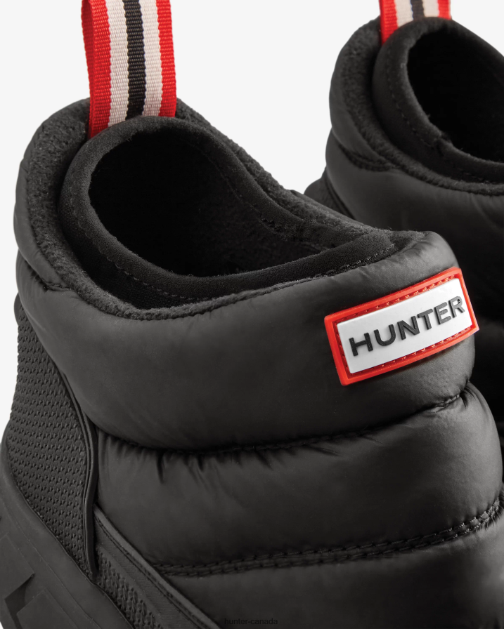 208Z2Z533 Hunter Boots - Hunter Men Intrepid Insulated Ankle Snow Boots Black