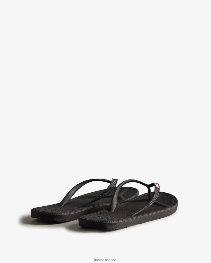 208Z2Z534 Hunter Canada - Hunter Men Flip Flop Black