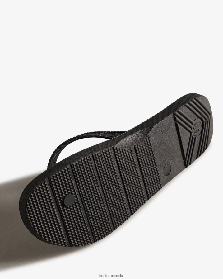 208Z2Z534 Hunter Canada - Hunter Men Flip Flop Black