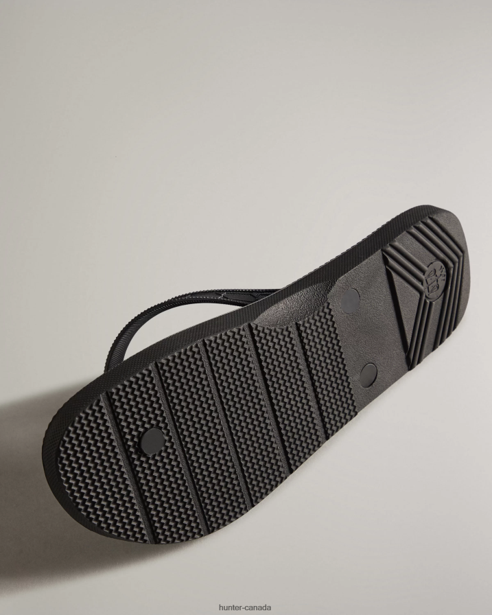 208Z2Z534 Hunter Canada - Hunter Men Flip Flop Black