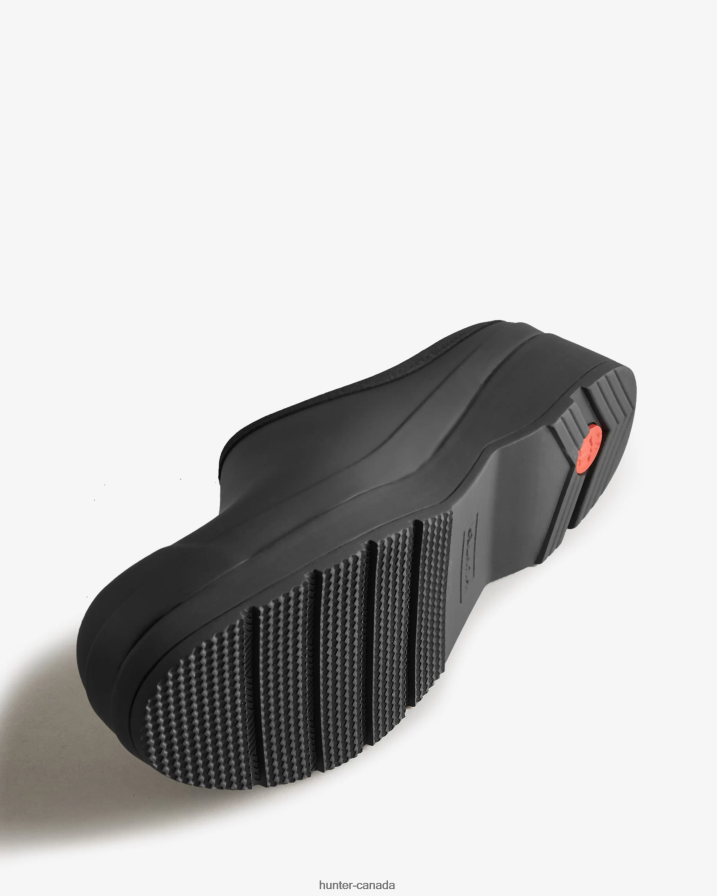 208Z2Z536 Hunter Outlet - Hunter Men Play Clogs Black