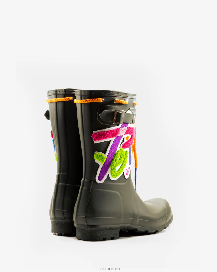 208Z2Z539 Hunter Boots Sale -Men Hunter X Sam Lao Original Short Rain Boot