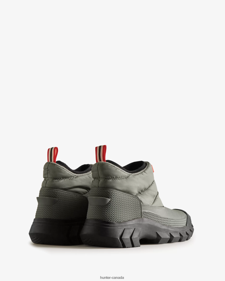 208Z2Z541 Hunter Boots - Hunter Men Intrepid Insulated Ankle Snow Boots Urban Grey/Black