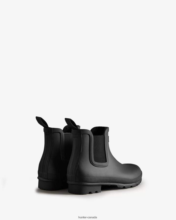 208Z2Z543 Hunter Boots Sale - Hunter Men Insulated Chelsea Boots Black