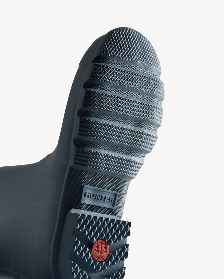 208Z2Z546 Hunter Canada - Hunter Men Original Short Rain Boots Borrowed Blue