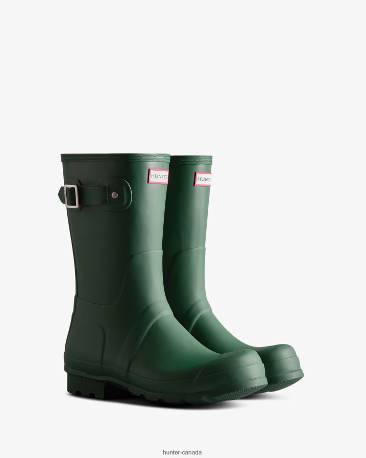 208Z2Z547 Hunter Boots Sale - Hunter Men Original Short Rain Boots Thicket Green