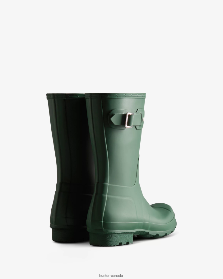 208Z2Z547 Hunter Boots Sale - Hunter Men Original Short Rain Boots Thicket Green