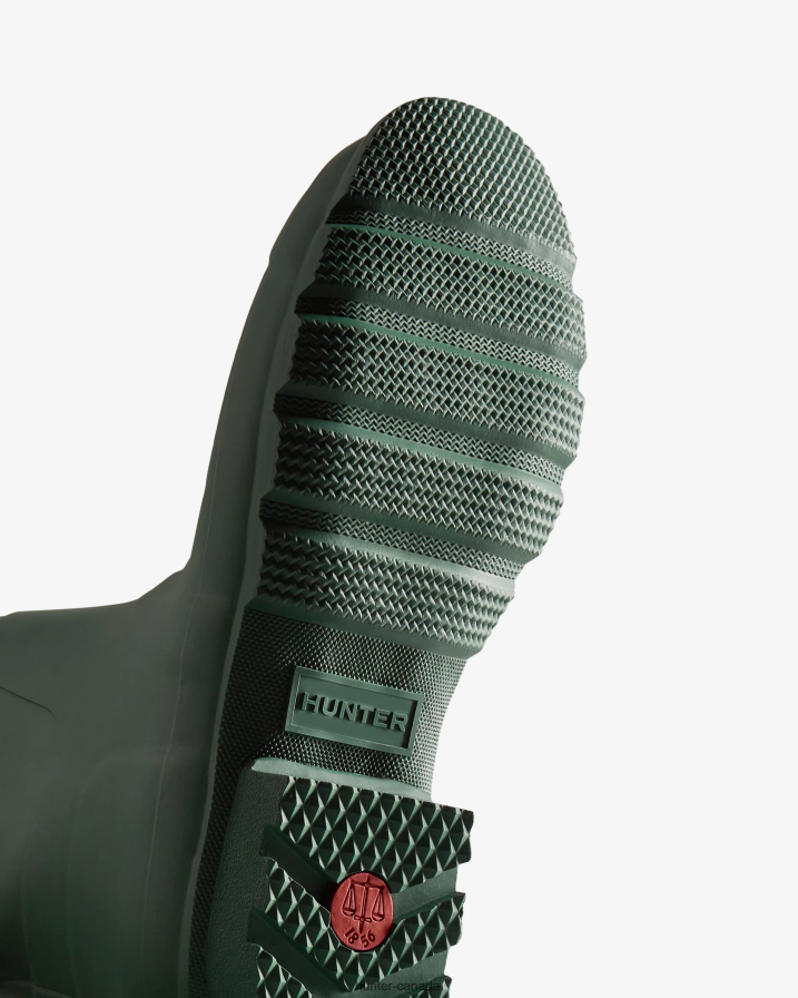 208Z2Z547 Hunter Boots Sale - Hunter Men Original Short Rain Boots Thicket Green