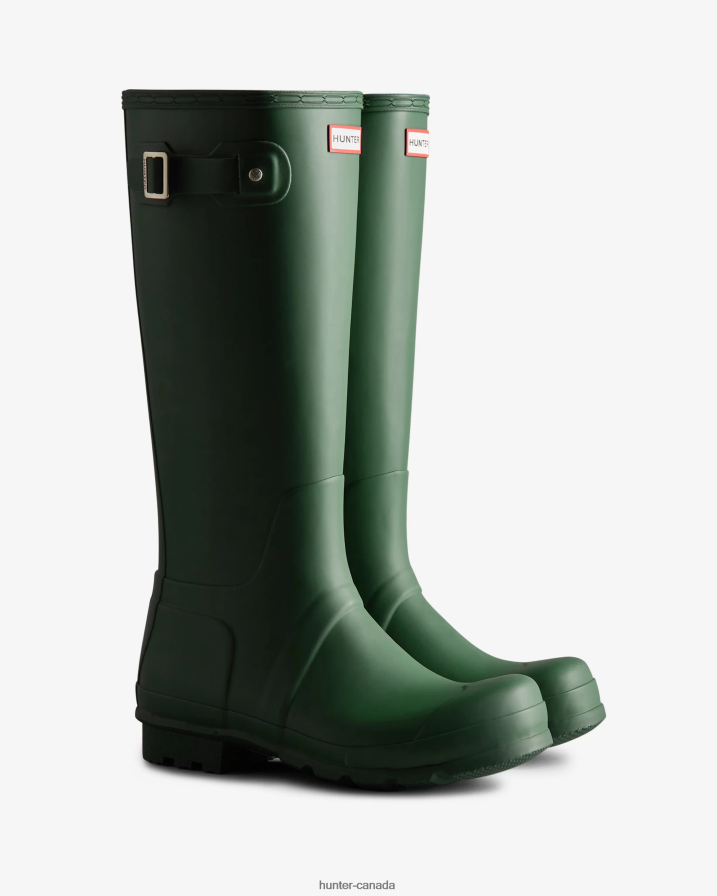 208Z2Z550 Hunter Canada - Hunter Men Original Tall Rain Boots Thicket Green