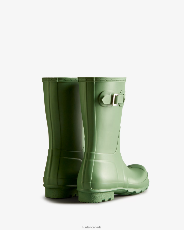 208Z2Z551 Hunter Boots Sale - Hunter Men Original Short Rain Boots Fell Green