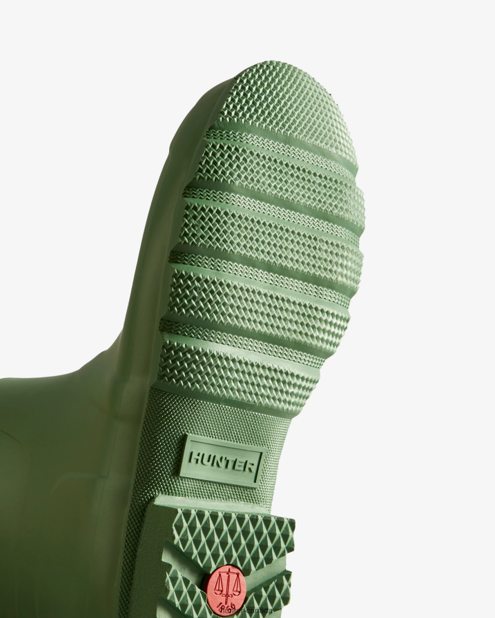 208Z2Z551 Hunter Boots Sale - Hunter Men Original Short Rain Boots Fell Green