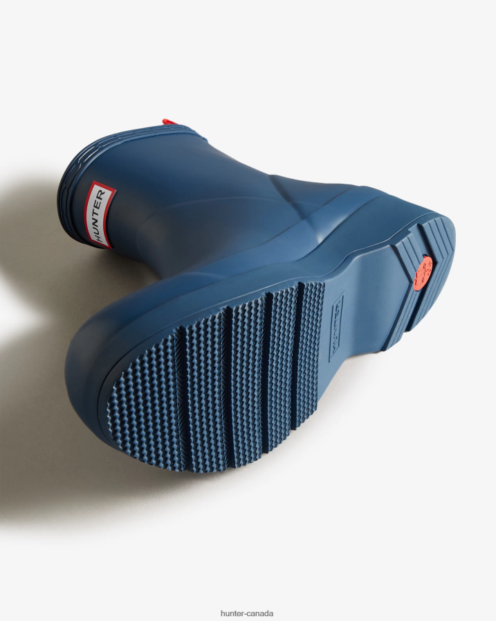 208Z2Z553 Hunter Boots - Hunter Men Play Short Rain Boots Kerhuelen Navy