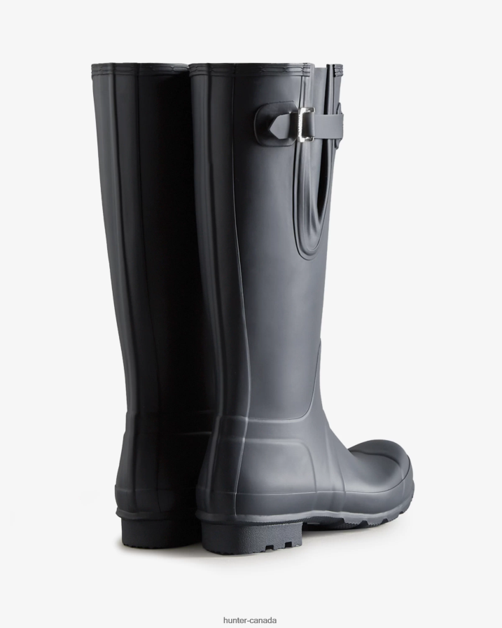 208Z2Z563 Hunter Boots Sale - Hunter Men Tall Side Adjustable Rain Boots Navy