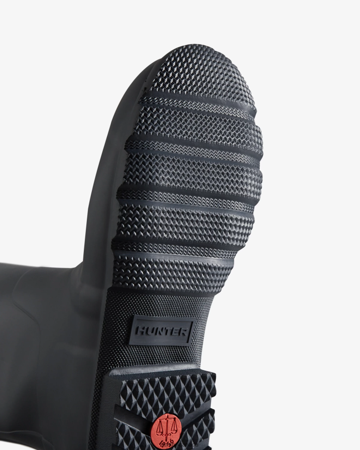 208Z2Z563 Hunter Boots Sale - Hunter Men Tall Side Adjustable Rain Boots Navy