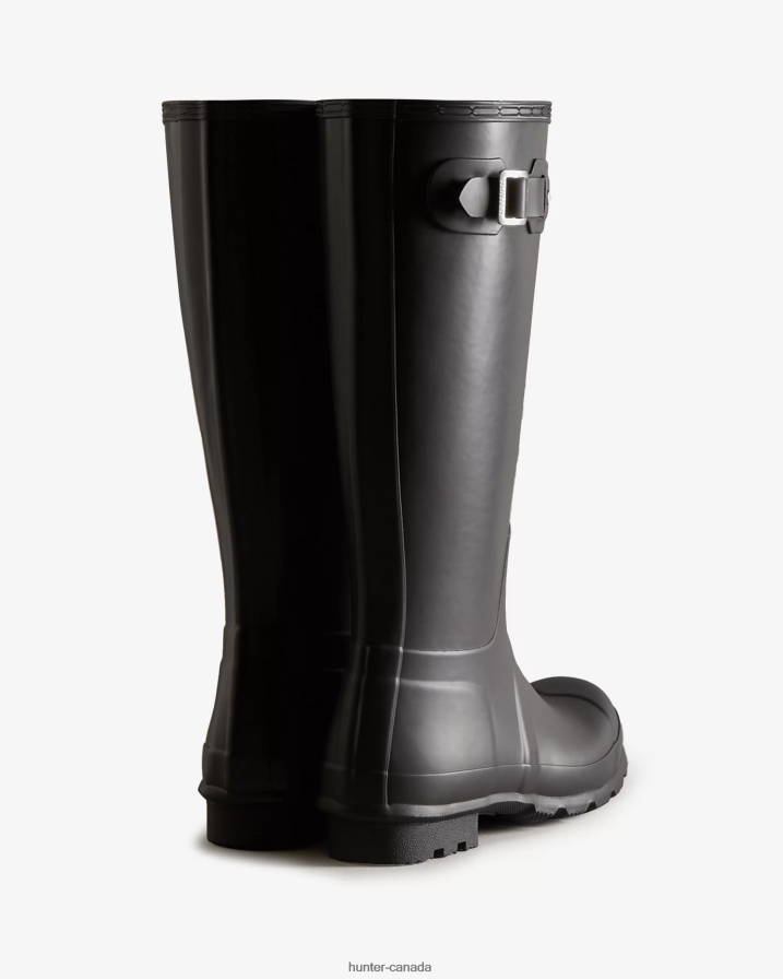 208Z2Z564 Hunter Outlet - Hunter Men Tall Insulated Rain Boots Black