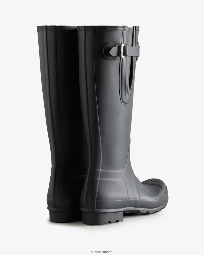 208Z2Z565 Hunter Boots - Hunter Men Original Side Adjustable Boots Slate Grey