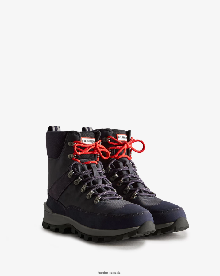 208Z2Z574 Hunter Canada - Hunter Men Insulated Recycled Polyester Commando Boots Navy/Blue Mineral