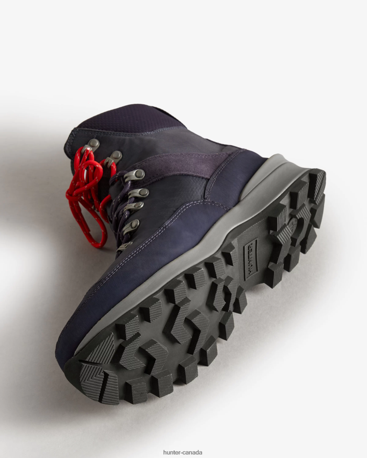 208Z2Z574 Hunter Canada - Hunter Men Insulated Recycled Polyester Commando Boots Navy/Blue Mineral