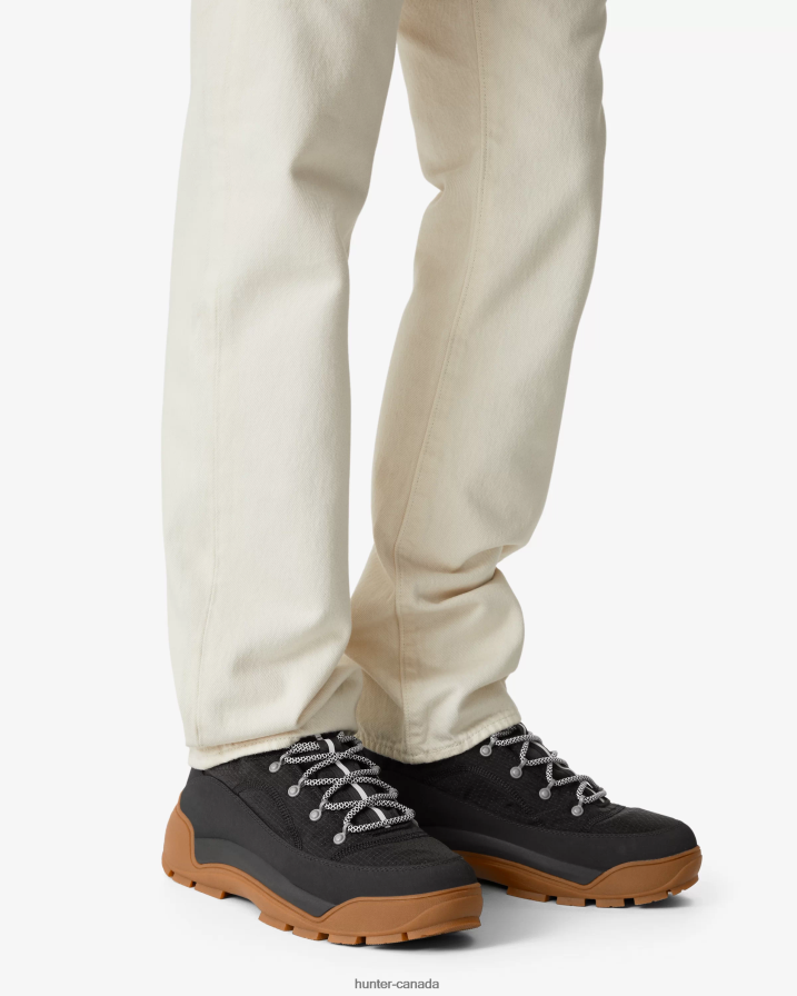 208Z2Z576 Hunter Outlet - Hunter Men Travel Explorer Lace-Up Commando Boots Black