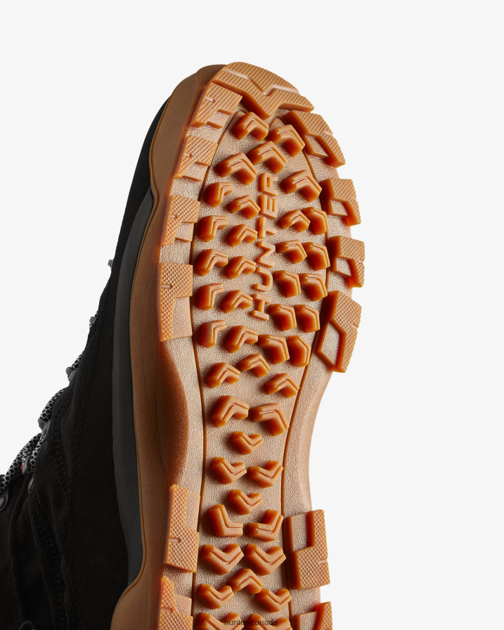 208Z2Z576 Hunter Outlet - Hunter Men Travel Explorer Lace-Up Commando Boots Black