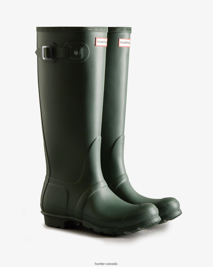 208Z2Z58 Hunter Canada - Hunter Women Original Tall Rain Boots Green
