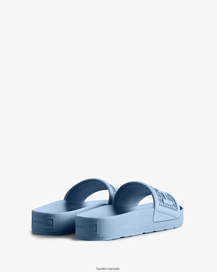 208Z2Z580 Hunter Outlet - Hunter Men BLOOM Slides Stornoway Blue